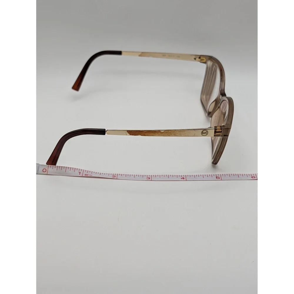Michael Kors MK4058 Caracas Cat Eye Eyeglasses Taupe Gold 54-17-135